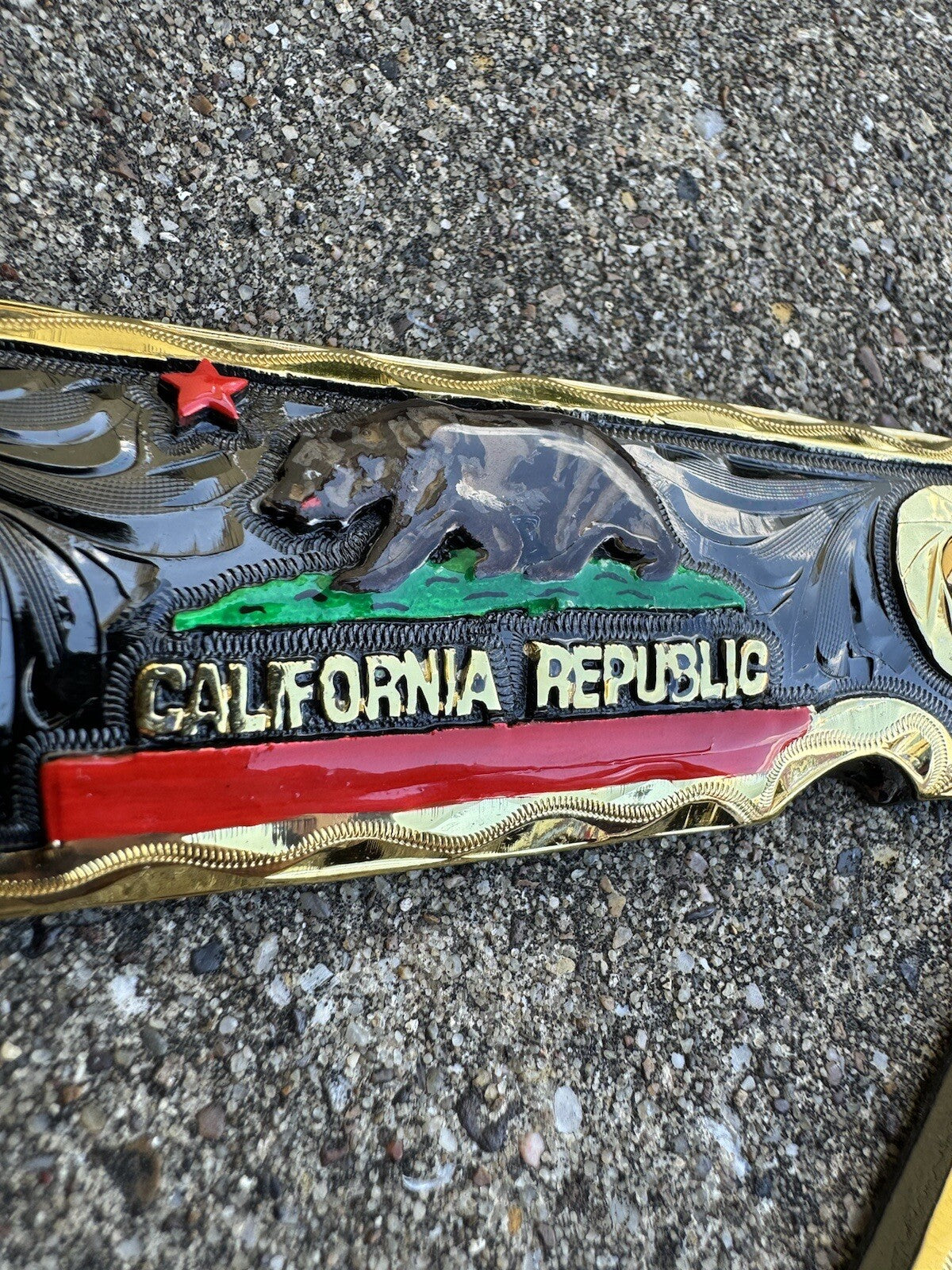 1911 45 38 Super Full Size California Gold Gun Pistol Grip Cachas & 24K Screws