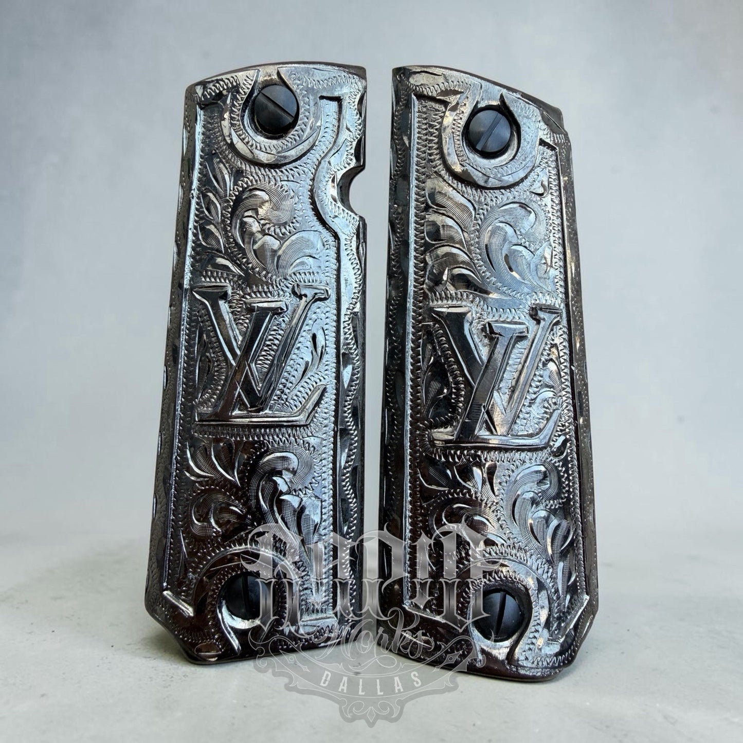 1911 45 38 Super Full Size Gun Pistol Grip Cachas & Screws