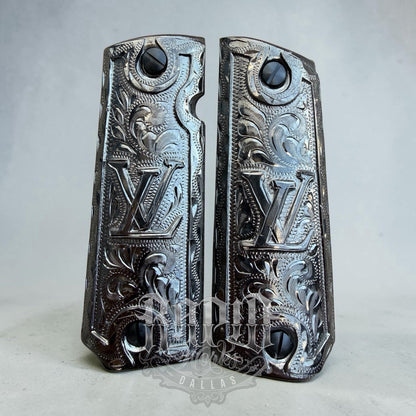 1911 45 38 Super Full Size Gun Pistol Grip Cachas & Screws