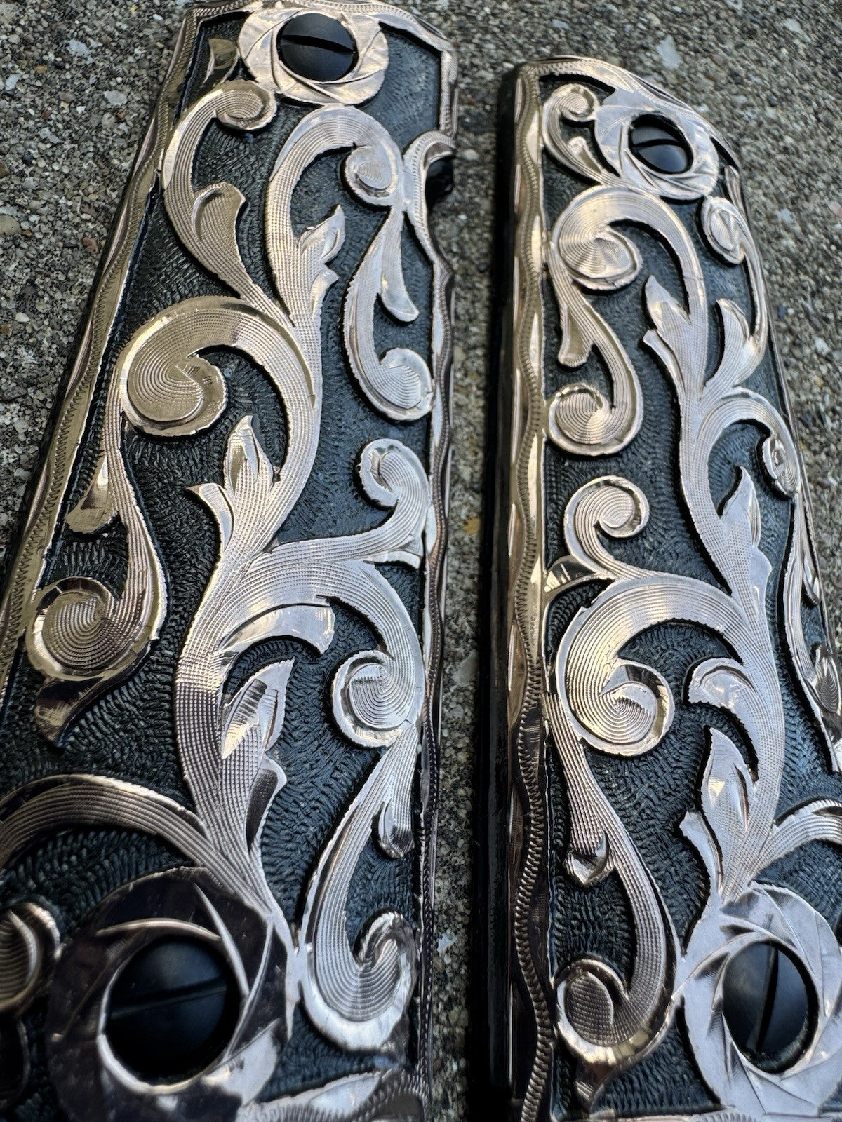 1911 45 38 Super Full Size Rose Gold Gun Pistol Grip Cachas