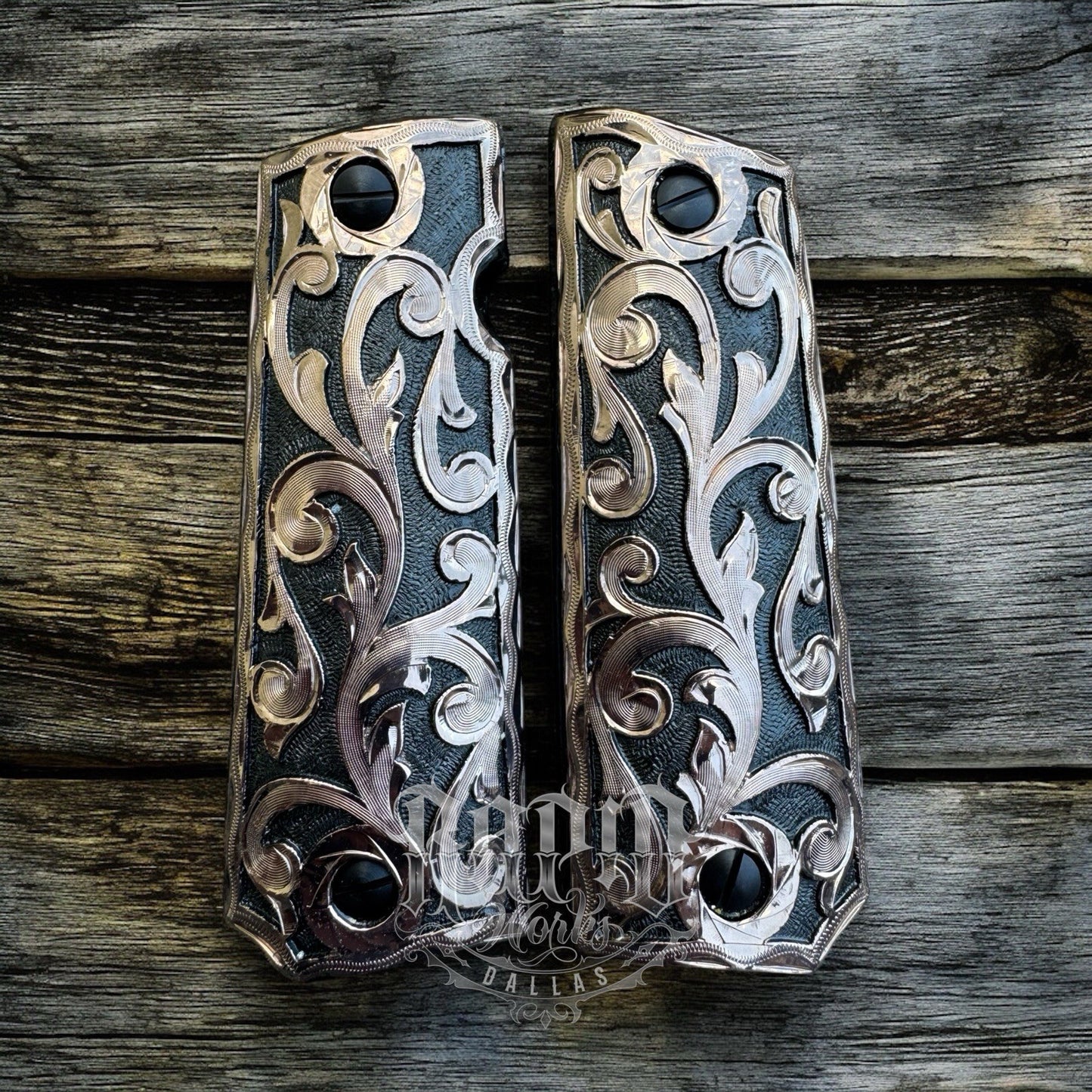1911 45 38 Super Full Size Rose Gold Gun Pistol Grip Cachas
