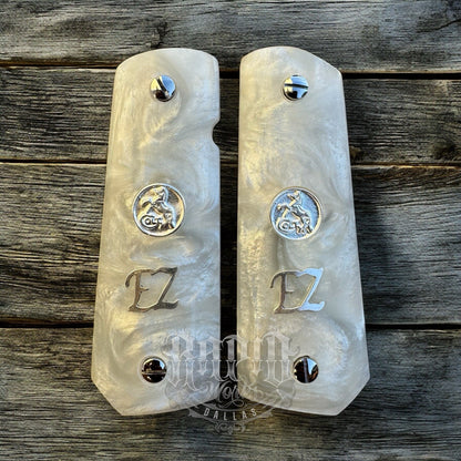 1911 45 38 Super Full Size EZ Resin Colt Coin Gun Pistol Grip Cachas