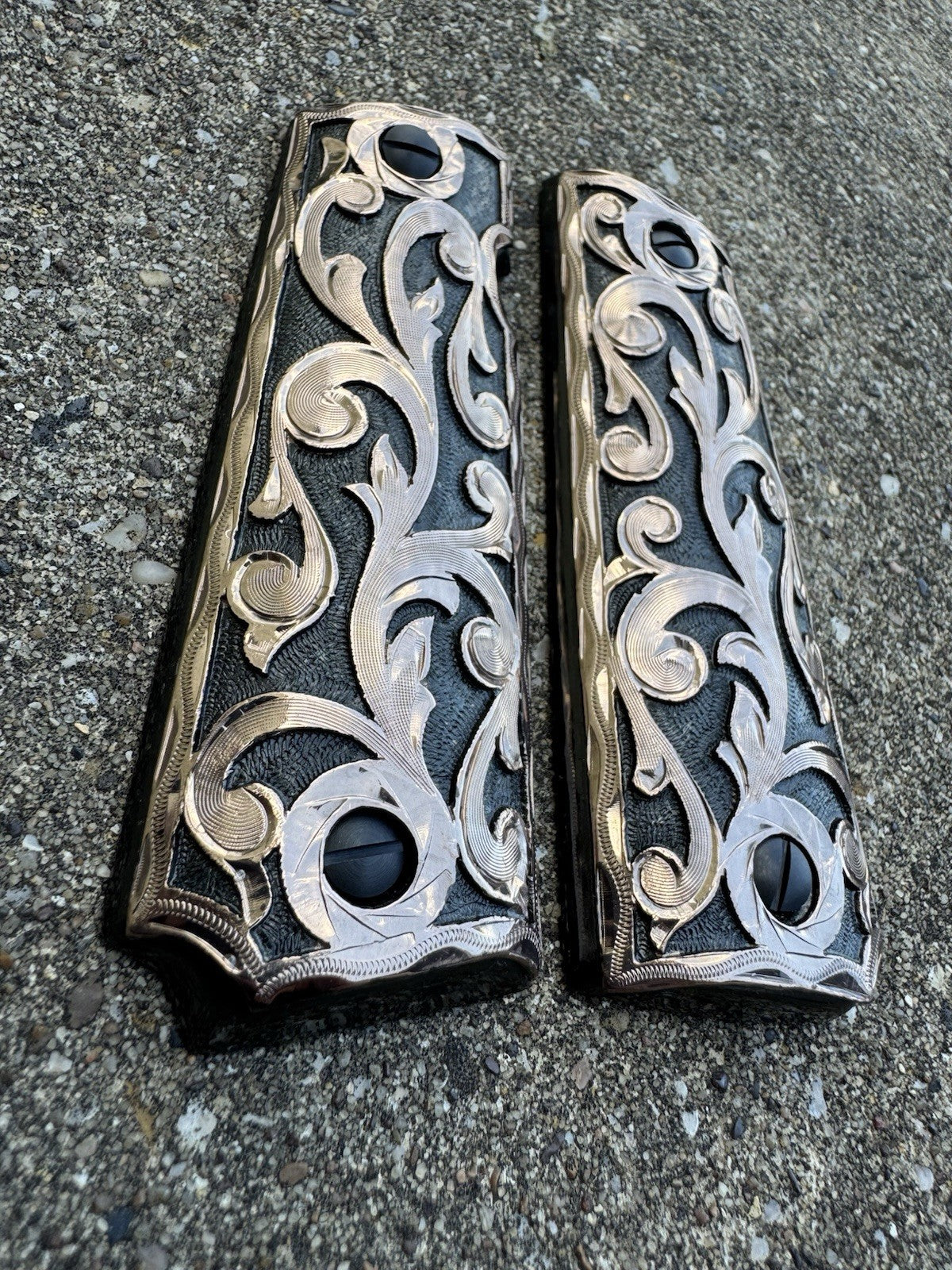 1911 45 38 Super Full Size Rose Gold Gun Pistol Grip Cachas